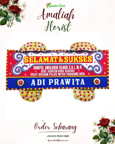 Papan Bunga Ucapan Selamat Kumitir